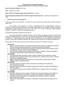 Chemistry - Ventura College