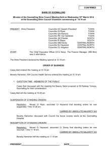 11. reports and minutes of committees