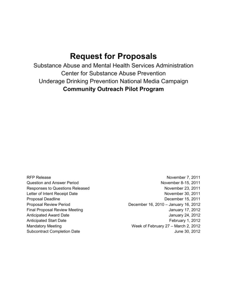 request-for-proposals