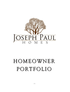 Homeowner Portfolio