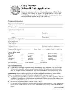 TAG DAY FORM - City of Evanston