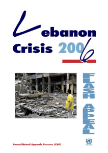 Lebanon Crisis Flash Appeal 2006 (Word)