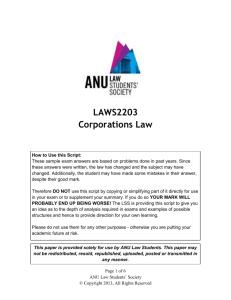 - ANU Law Students' Society