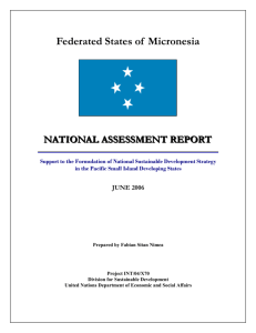 Microsoft Word - FSM National Assessment Report