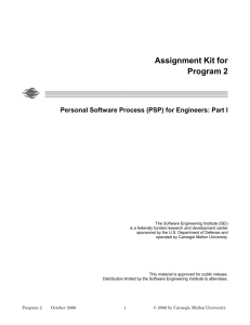 Using PSP0 Process