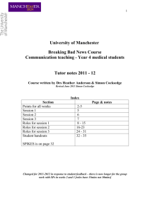 Y4 BBN - Central Manchester University Hospitals