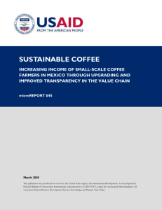 4. Promoted Sustainable coffee