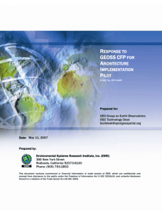 P07-0409 GEOSS Architecture Implementation Pilot CFP