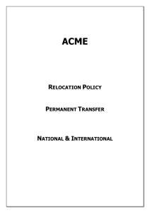 1. relocation policy