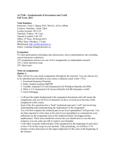 ACT240 Syllabus New - Department of Statistical Sciences