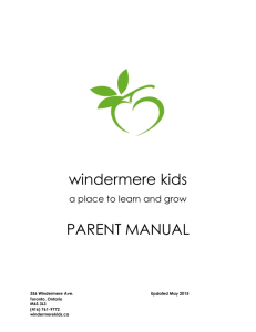 Parent - Windermere Kids