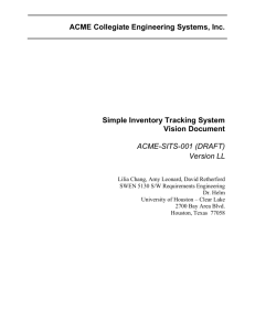 Vision Document - pgambling-uhcl