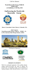 WREF-2012 - World Renewable Energy Congress / Network