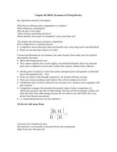MN416 - BDSS Ch08 Dynamic of Pricing Rivalry