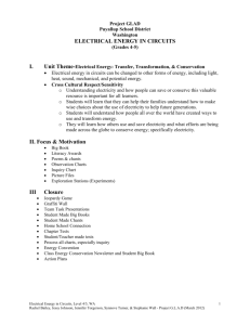 Electrical Energy in Circuits