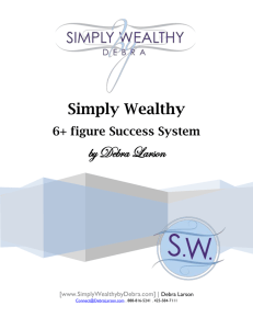 Simply Wealthy 6+ Figure Success System