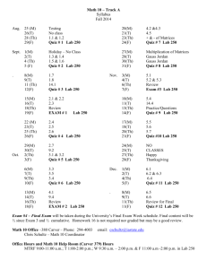 Math 10 – Track A - Iowa State University