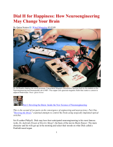 Dial H for Happiness: How Neuroengineering May Change Your Brain