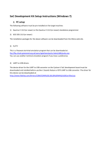 SoC Development Kit Setup Instructions