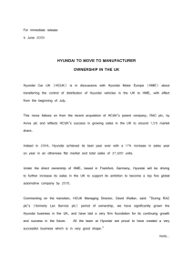 press release - Hyundai Media Centre
