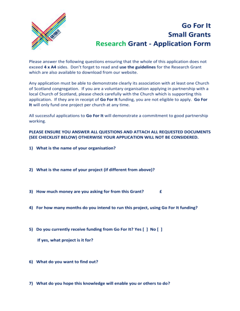 research grant application 2023