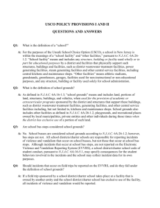 usco policy provisions i and ii