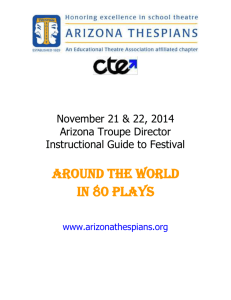 November 21 & 22, 2014 Arizona Troupe Director Instructional