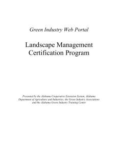 Landscape Management Study Guide