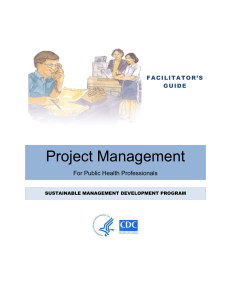 Facilitator's Guide - Project Management