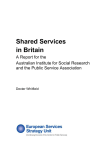 CPS Management Committee - European Services Strategy Unit