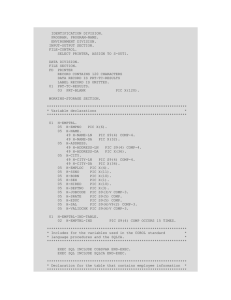 COBOL-DB2-Sample program