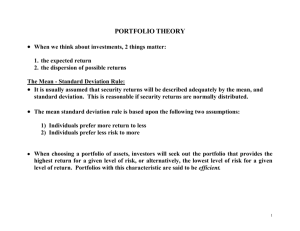 Portfolio Management