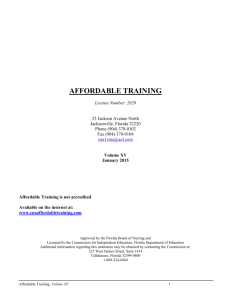 Our 2015 Catalog - Affordable Training for CNA