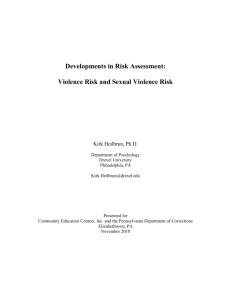 Risk Assessment and Risk Management with Adolescents