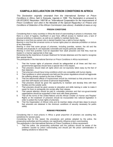 Kampala Declaration on Prison Conditions in Africa (Other, 1996)