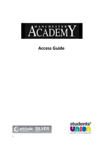 Manchester Academy Access Guide