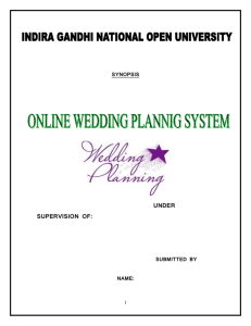 Online wedding planning system_asp.net