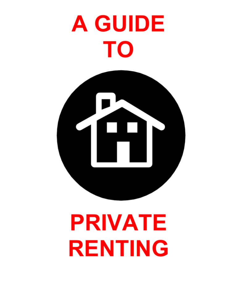 Guide To Private Renting