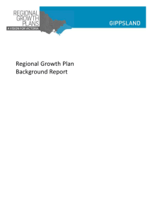 Gippsland Regional Growth Plan: Background Report (DOC, 5.6 MB