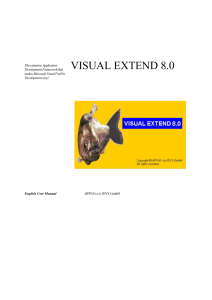 VFX 08.0 User Manual Visual Extend 8.0 - dFPUG
