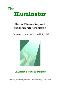 Research Updates - Batten Disease Support & Research Association