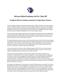 African Gifted Academy Set For Take Off 25 gifted African students