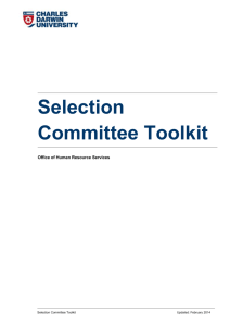 Selection Committee Toolkit