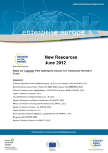 New Resources June 2012 Please see a selection of the latest