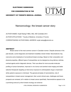 electronic submission - University of Toronto Medical Journal