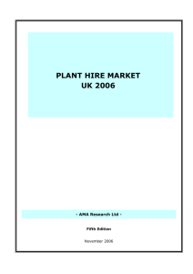 4. Plant Hire Market