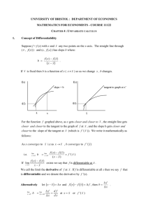 Chapter 5: Univariable calculus