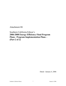 Program Title - Southern California Edison