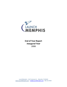 LaunchMemphis End of Year Report.