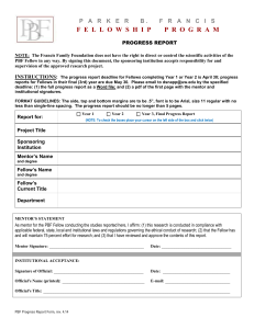 to access the Research Progress Report Form
